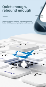 Fundas para Tablet de Cuero PU con Teclado Retroiluminado Inalámbrico y Mouse, Compatible con <span class=keywords><strong>Matepad</strong></span> <span class=keywords><strong>11</strong></span>.5/<span class=keywords><strong>11</strong></span>/SE <span class=keywords><strong>11</strong></span>/Air <span class=keywords><strong>11</strong></span>.5, Protección de <span class=keywords><strong>11</strong></span> Pulgadas - Product Image 6