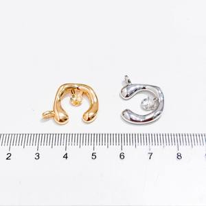 จี้ DIY หรูหราสีทองและสีเงิน รุ่น 31405 พร้อมลูกปัดขนาด 8-10 มม. ฐานเงินแท้ S925 อุปกรณ์เปล่าสำหรับจี้มุกและชาร์มระดับไฮเอนด์ - Product Image 4