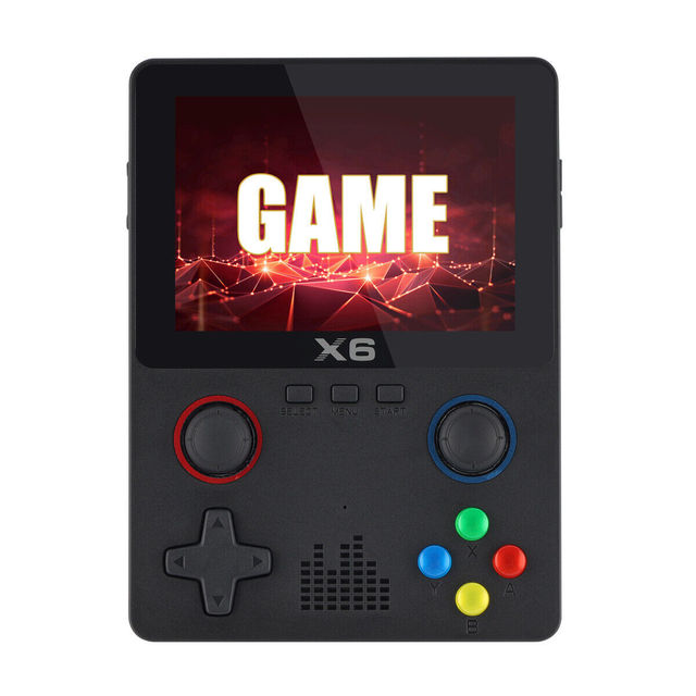 3.5\" Retro Mini Portable X6 Handheld Game Player Console with 6000+ Classic Games Gift for Boys