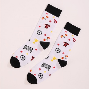 באיכות גבוהה פאנקי כדורגל צוות גרפי גרביים לגברים חידוש מצחיק כותנה מזדמנים עסקים קיץ לוגו סיטונאי דקות. 10 - Product Image 6