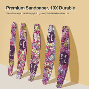 Lime à ongles professionnelle rose violet de haute qualité pour les techniciens des ongles, éponge frottant des outils d'ongles de <span class=keywords><strong>graffiti</strong></span> de dessin animé exquis - Product Image 2