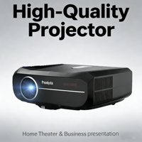 Projecteur intégré Google TV 1900 ANSI TOF avec mise au point automatique, correction trapézoïdale 4D, utilisation professionnelle au bureau, LED courte focale portable 4K