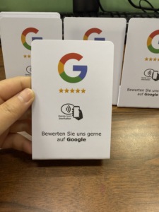 Autocollant de table à critiques rapides instantanées TapFive pour Google TikTok Instagram Facebook; Support <span class=keywords><strong>en</strong></span> PVC NFC RFID pour magasin de restaurant - Product Image 3