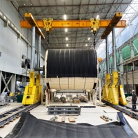 Grue à portique de levage de bateau de voyage mobile Grue à portique hydraulique robuste pour l'extérieur 80ton 100ton