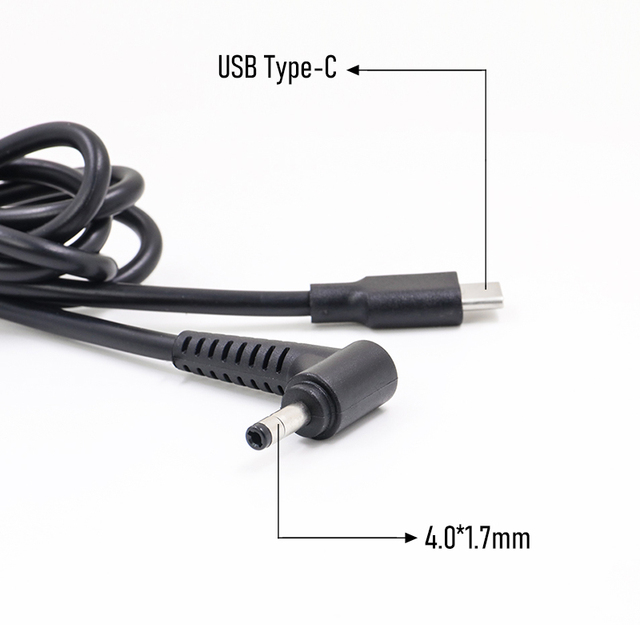 USB Type C PD Charging Cable Converter Universal Laptop Charging Cable Cord Dc Power Adapter for Dell Asus Lenovo Notebook Power
