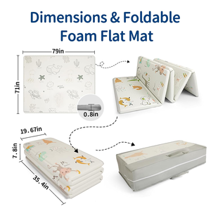 <span class=keywords><strong>Alfombra</strong></span> de Juego Musical <span class=keywords><strong>Plegable</strong></span> con Bolsa de Transporte, Manta Infantil de Espuma XPE, Tapete de Juego Suave para Bebés de 0 a 24 Meses - Product Image 3