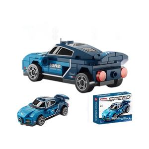 ชุดตัวต่อรถแข่งสี่ช่องแบบดึงหลัง NEW DIY สำหรับเด็กผู้ชาย เหมาะสำหรับงานปาร์ตี้ - Product Image 5