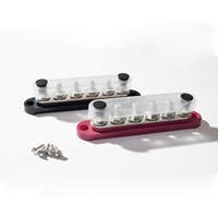 Bloc de bornes de connexion à vis industriel robuste Daiertek BB300-T6M10 en cuivre 12-28AWG 6 pôles 300A 48V
