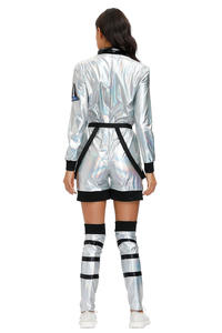 I migliori nuovi prodotti Costume da astronauta coppie adulte tuta Pilot Air Force Flight tuta Costume di Halloween Spaceman - Product Image 2