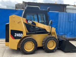 Good Condition Used CAT246D Skid Steer Loader, Original Engine, Low Working Hours, Multifunctional Attachments Available. - Product Image 1