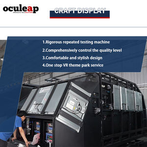 2026 Nieuwe Trend Voor Pretpark En Vr Game Machine <span class=keywords><strong>3</strong></span> Schermen 6 Dof Elektrische Platform Racesimulator Meeslepend Rijspel - Product Image 5