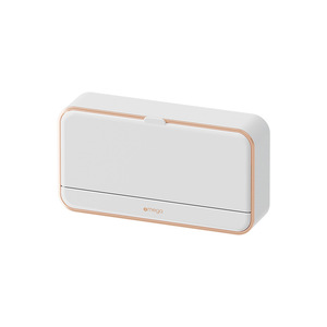 Imega Wall Mounted Soap Dish With Lid Self Drain Rectangular Plastic Bathroom Soap Holder - Product Image 5