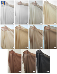 YX442-4 disesuaikan Multi Warna spandeks elastis kain Tule 4-cara daya jaring jaring lebar untuk pakaian olahraga dan pakaian Lingerie - Product Image 4