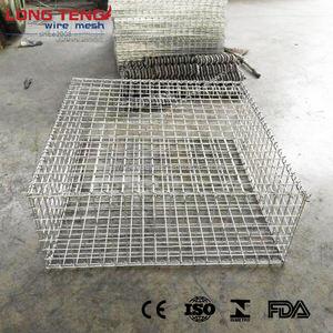 100X80X30Cm kaynaklı gabionlar/<span class=keywords><strong>Gabion</strong></span> taş çit/11 ölçer galvanizli kaynaklı tel örgü gabionlar - Product Image 5