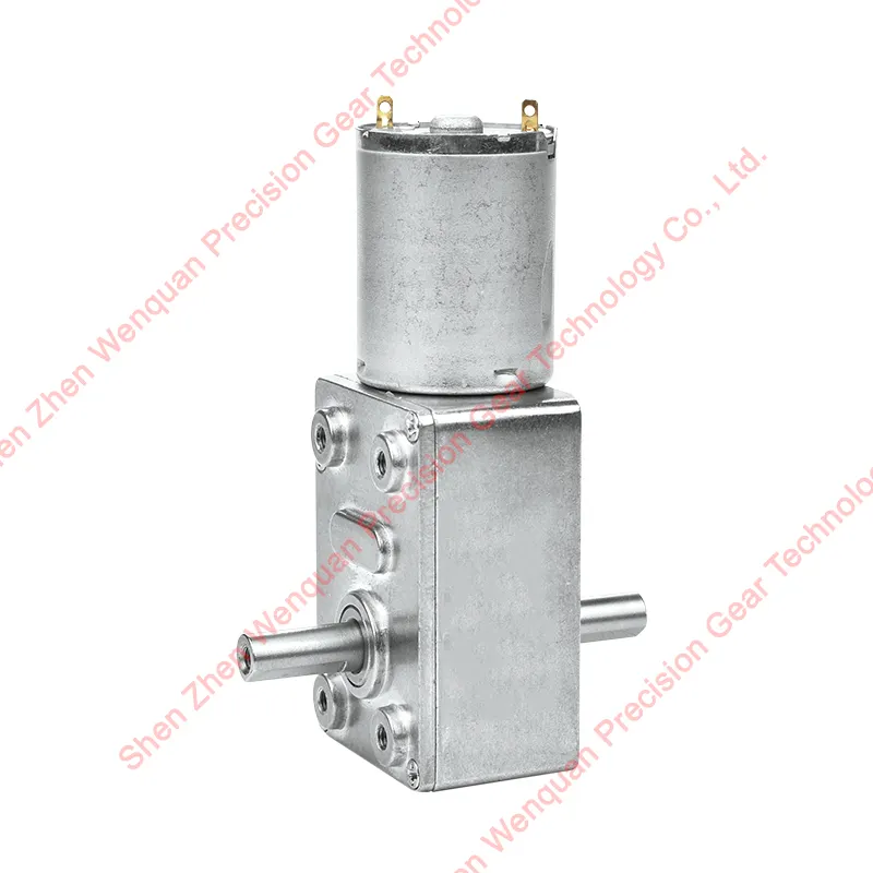 4632-370 motor de engrenagem helicoidal DC 6v 12v 24v 3 Watt 1.2 a 210 Rpm todo em metal com freio de travamento automático com desligamento de energia