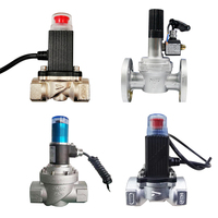 Vanne de coupure de gaz GPL antidéflagrante 220V/24V avec capteur de détection de fuite industrielle à fermeture rapide en acier inoxydable 304 – Garantie 12 mois
