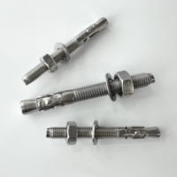 Boulon d'ancrage en acier inoxydable SS304/316 pour réparation de voiture filetage M12 zingué