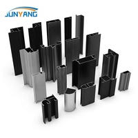 Profilé en aluminium extrudé personnalisé, armoire de cuisine, cadre de penderie, portes en verre et fenêtres, profilé en aluminium anodisé