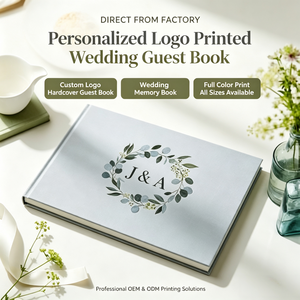<span class=keywords><strong>Livre</strong></span> d'or de mariage <span class=keywords><strong>personnalisé</strong></span> avec logo imprimé – <span class=keywords><strong>Livre</strong></span> de signature unique, planificateur de cérémonie, journal de souvenirs pour réception de mariage - Product Image 1