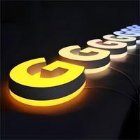 Letras de Canal Abierto con Tiras LED Acrílicas, Letrero Luminoso para Empresas de Automóviles, Hospitales, Decoración Personalizable con Resistencia al Agua IP65