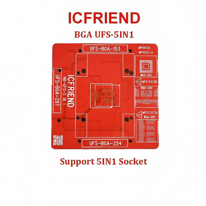 MIPITESTER Easy JTAG F64 Lite Medusa ICFRIEND BGA UFS 5 in 1 Adapter ...