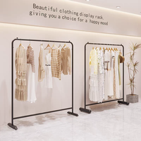 Prix d'usine Vêtements en métal Porte-vêtements Présentoir Hall Arbre Vêtements Rack Boutique Raccords et présentoir