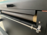 Machine à secouer la poudre DTF la plus compacte de 60 cm avec bande en maille, sécheuse à secouer la poudre à recyclage automatique pour imprimante DTF à 2 têtes