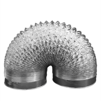Tube de ventilation en aluminium de 6 mètres d'épaisseur Conduit de ventilation flexible Conduit de ventilation d'air Tube de ventilation