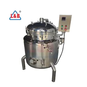 Industrial/commercial stainless steel jacketed pressure cooker