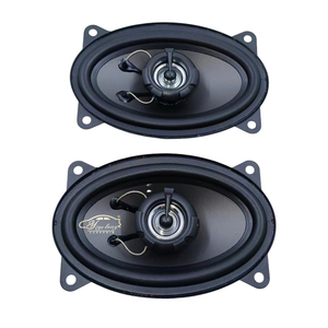 2 enceintes coaxiales universelles pour voiture 4x6 pouces 150W, audio de voiture, musique stéréo, subwoofer pleine gamme de fréquences - Product Image 1