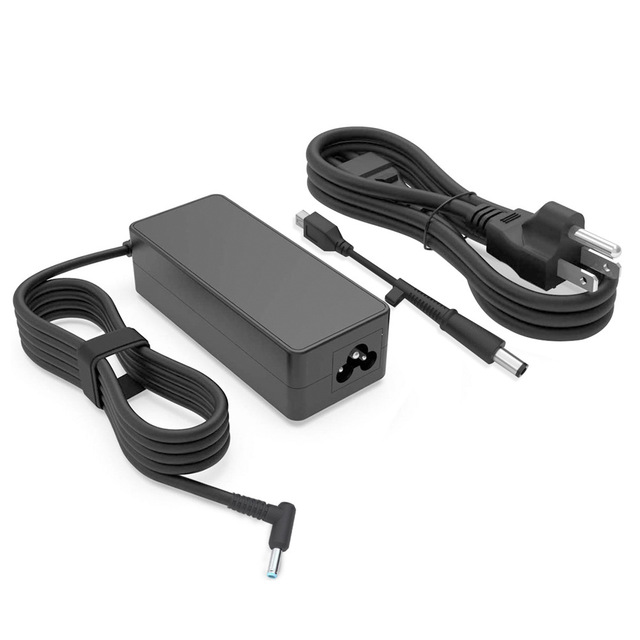 For Dell Notebook Power Adapter 65W 45W Computer Charger 19.5V Round Black Port Power Supply High Quality OEM Label AC Power
