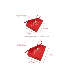 Bloemist Hoed Dozen Rode Hartvormige Dozen Snoep Set Verpakking Dozen Voor Geschenken Kerst Bloemen Geschenken Living Vaas