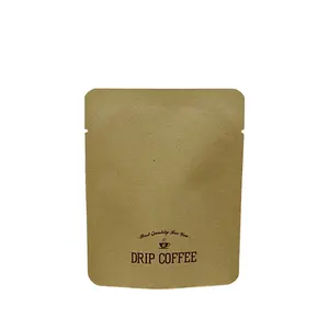 Coffee Powder Bags Aluminum Foil Doypack Coffee Package Hanging Ear Drip Coffee Filter Bag Tea Bag Packing Zipper Coffee Packaging