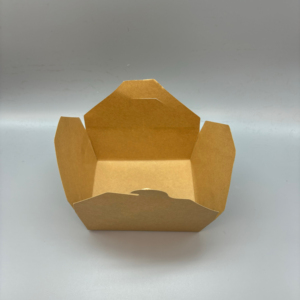 กล่องกระดาษคราฟท์แบบใช้แล้วทิ้งกระดาษ100% ย่อยสลายได้ตามสั่ง - Product Image 3