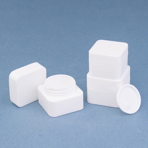 <span class=keywords><strong>5g</strong></span> 10g 20g 30g 50g vuông mỹ phẩm container rỗng mặt kem Jar miệng rộng kem mẫu nhựa Jar - Product Image 2