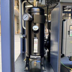 Compresor de <span class=keywords><strong>Aire</strong></span> de Tornillo Industrial Portátil, Equipo Individual, 220V, Pequeño, 7.5KW, Silencioso, para Uso en Vehículos, Venta al por Mayor, 10HP, con Secador, Tanque de Gas, CE - Product Image 3