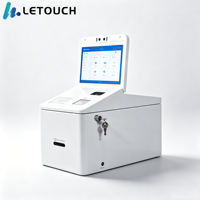 Terminal de service portable d'intérieur Lehua 10,1 pouces avec reconnaissance faciale, lecteur de codes-barres, SDK, paiement par carte, tout-en-un