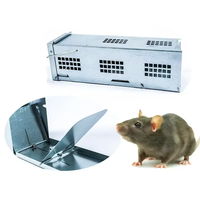 Cage de piège à souris à Double porte sans cruauté Attrape-souris vivant de grande taille Lutte antiparasitaire Répulsif contre les rongeurs