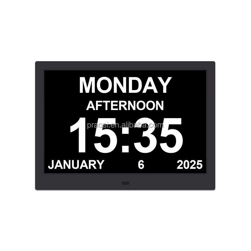 Orologio Digitale LCD Da 7 Pollici Con Calendario E Data, Orologio Non Abbreviato Oscuramento Automatico Promemoria Con Display Hd In 8 Lingue Per Anziani E Bambini Con Malattia Di Alzheimer 85559367