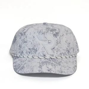 Personalizado Real Snow Forest Tree Woodland Print Camuflaje Deporte al aire libre Caza Hombres Táctico 3D Bordado Snapback Hat Gorras - Product Image 2