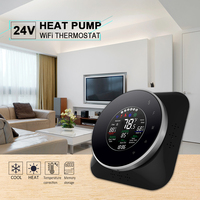 Thermostat wifi intelligent avec régulateur de température numérique 24V pour pompe à chaleur