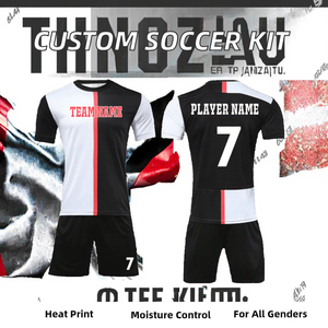 Alta Qualidade Personalizado Vermelho Amarelo Juventude Soccer Jersey Verão Conjunto de Futebol Uniforme Atacado Em Branco Personalizado Jerseys - Product Image 2