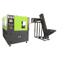 Machine de soufflage de moulage par injection entièrement automatique Delta PLC avec matériaux PET/PP/PE et composants de roulement/moteur pour bouteilles d'eau de 500 ml