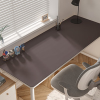 Tapis de souris de bureau moderne en cuir durable, imperméable, facile à nettoyer, avec support en TPU antidérapant, grand format pour ordinateur de bureau et domicile