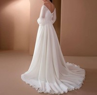 Nouvelles Arrivées Robe de Soirée de Mariage Longue Blanche Chic Grande Taille pour Femme