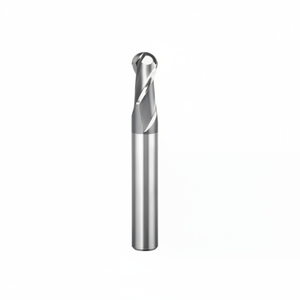 METALDUR AL 10*100 Fresa de punta de bola de 2 flautas sin recubrimiento 55HRC - Product Image 1