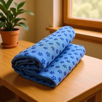 Toalla de yoga Plum Blossom Point Rectangle de 183 cm, absorbente del sudor, plegable, antideslizante, manta de fitness para el hogar, modelo 027