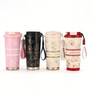 Bouteille d'eau personnalisée en acier inoxydable, gourde isotherme de luxe pour voyage, mug thermos gravé avec logo – Cadeau promotionnel en gros - Product Image 4