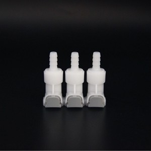 Válvula de cierre rápido BPD1604HB, tipo de retención bidireccional con revestimiento de caucho PP, para conexión de hielo, agua, aire y oxígeno. - Product Image 1