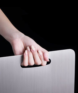 Syh1080カスタマイズされた多目的カッティングブロック金属ステンレス鋼まな板エンドグレインチタンまな板セット - Product Image 5